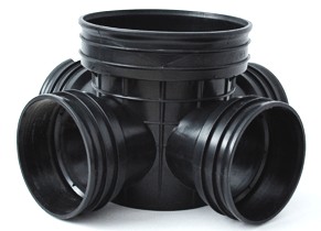 汙水溜槽四通井座