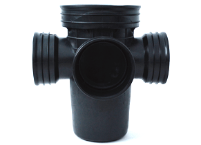 雨水沉泥三通井座